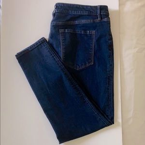 LOFT High Waist Skinny Ankle Jeans
